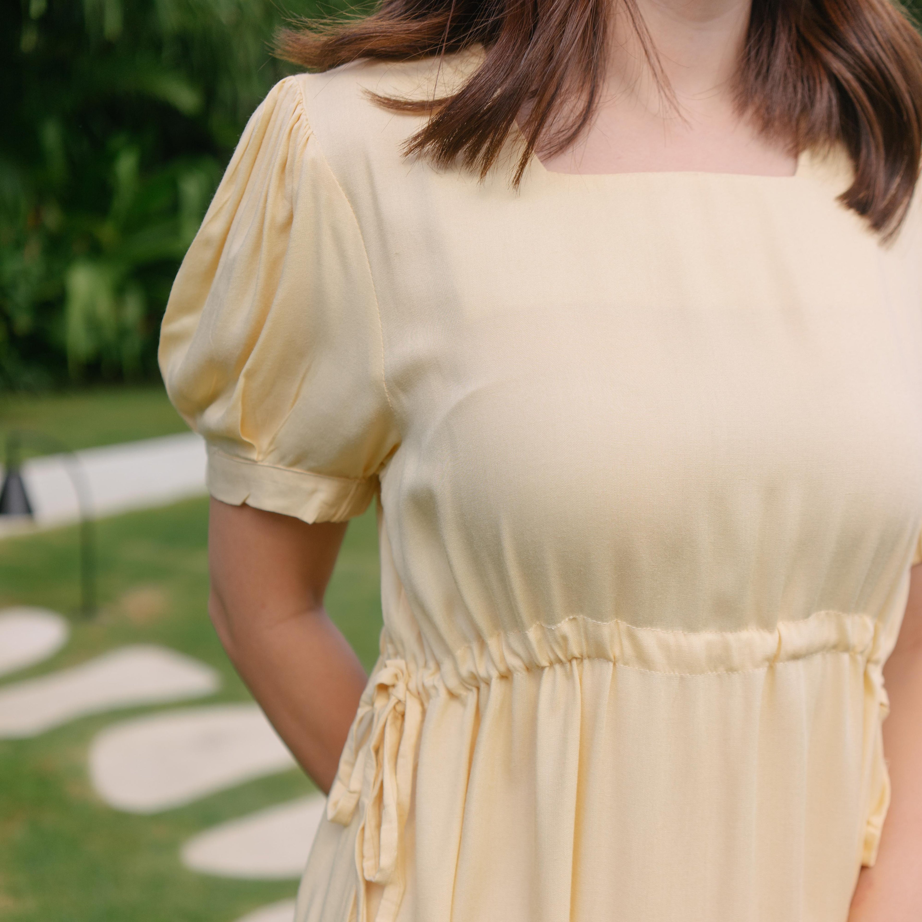 Lolliestory Hana Cotton Midi Dress - Lolliestory