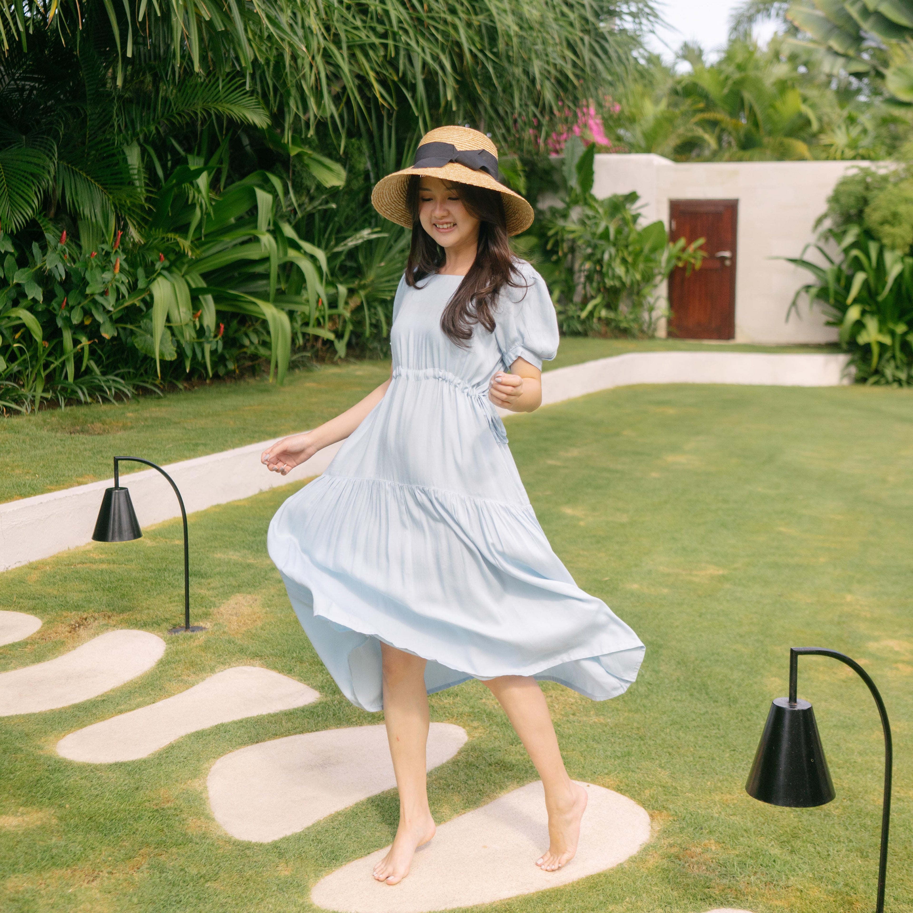 Lolliestory Hana Cotton Midi Dress - Lolliestory
