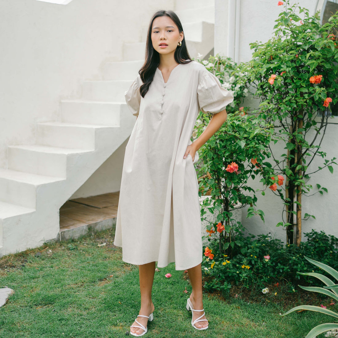 Lolliestory Verity Cotton Midi Dress