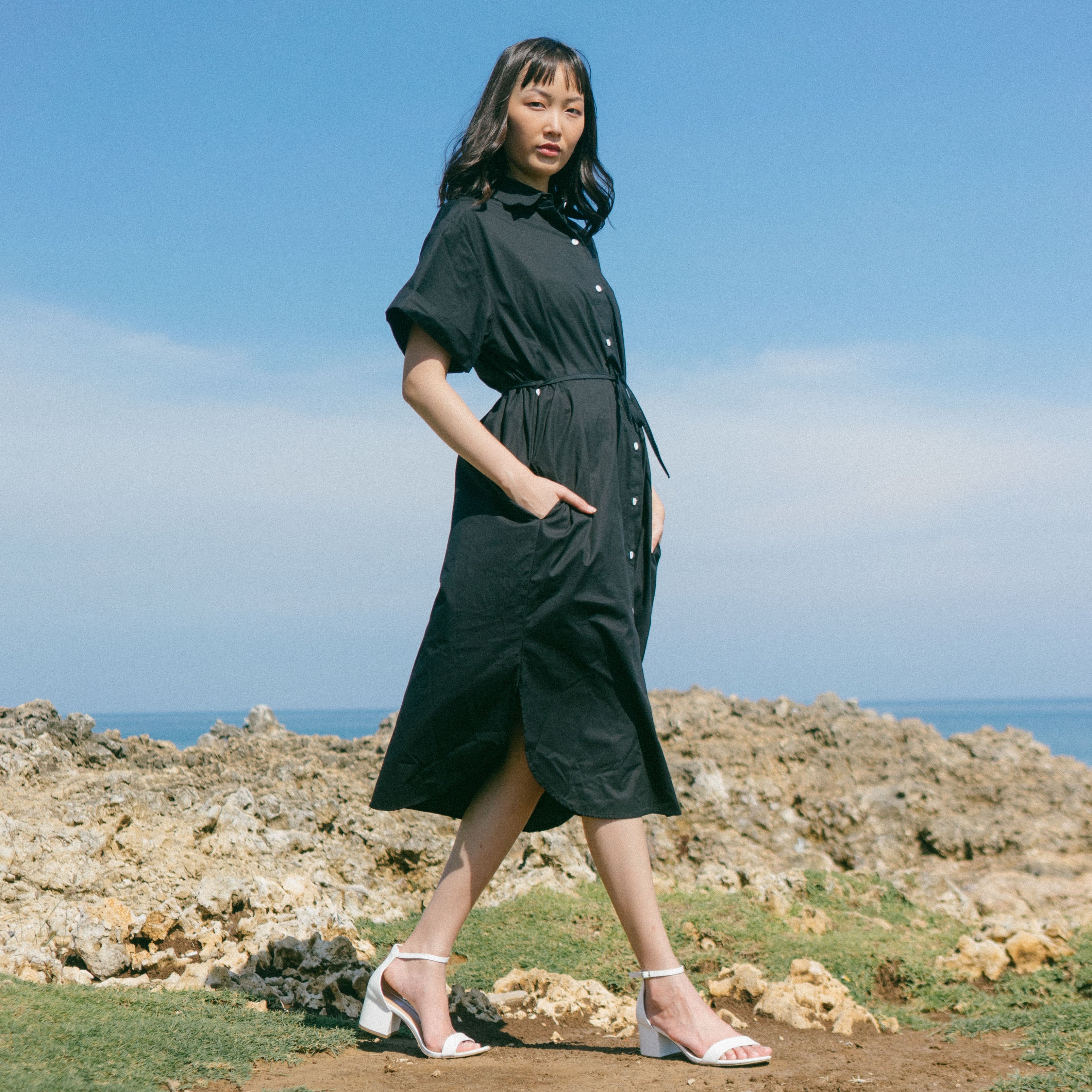 Lolliestory Willis Cotton Midi Dress