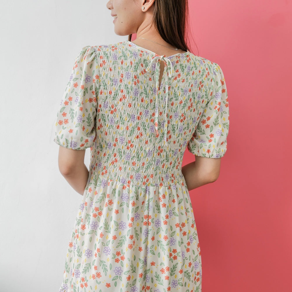 Lolliestory Kenna Midi Dress - DOODLE