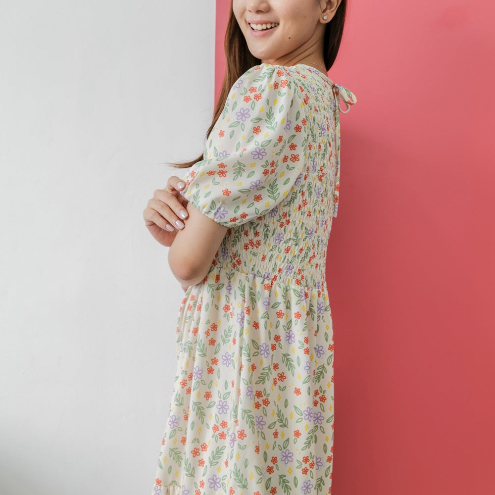 Lolliestory Kenna Midi Dress - DOODLE