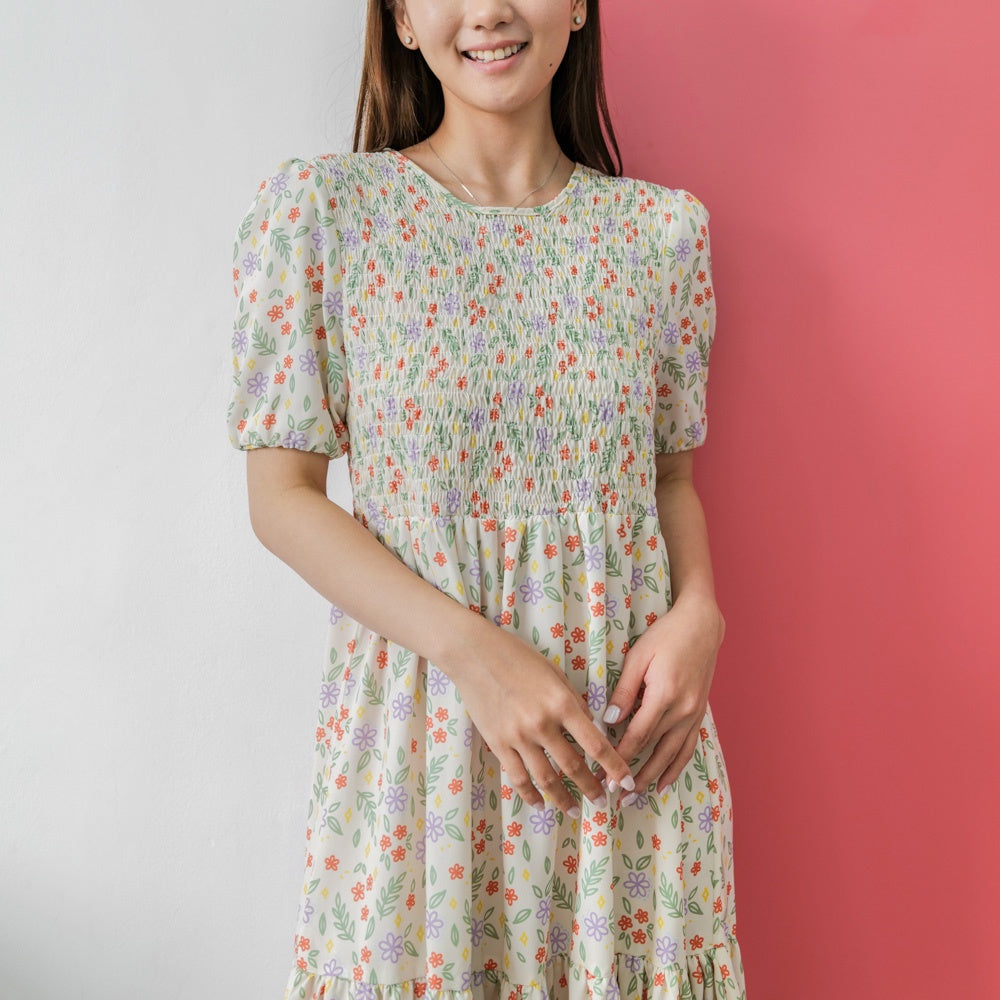Lolliestory Kenna Midi Dress - DOODLE