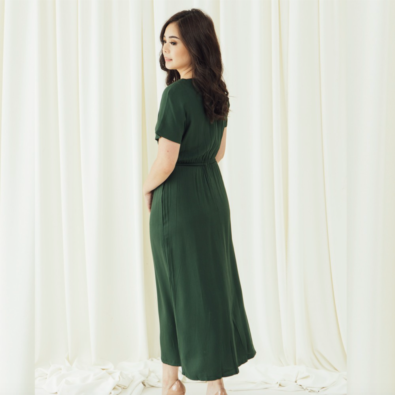 Sheryl Cotton Midi Dress - Lolliestory