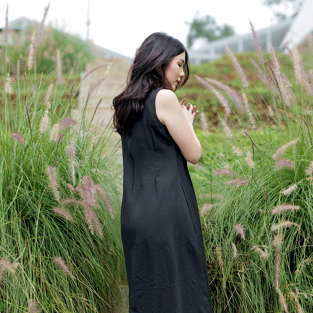 Theo Sleeveless Midi Dress - Lolliestory