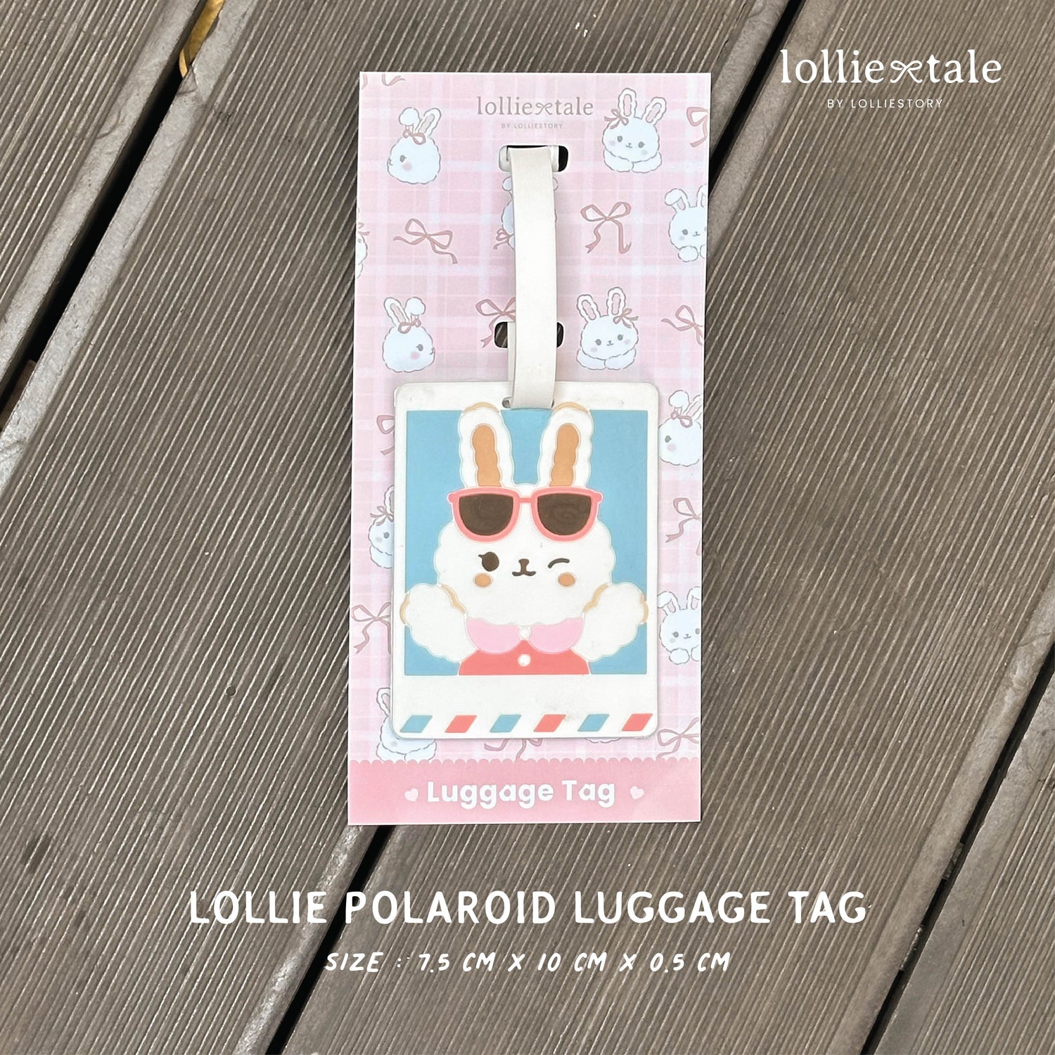 Lolliestory Merchandise Polaroid Luggage Tag