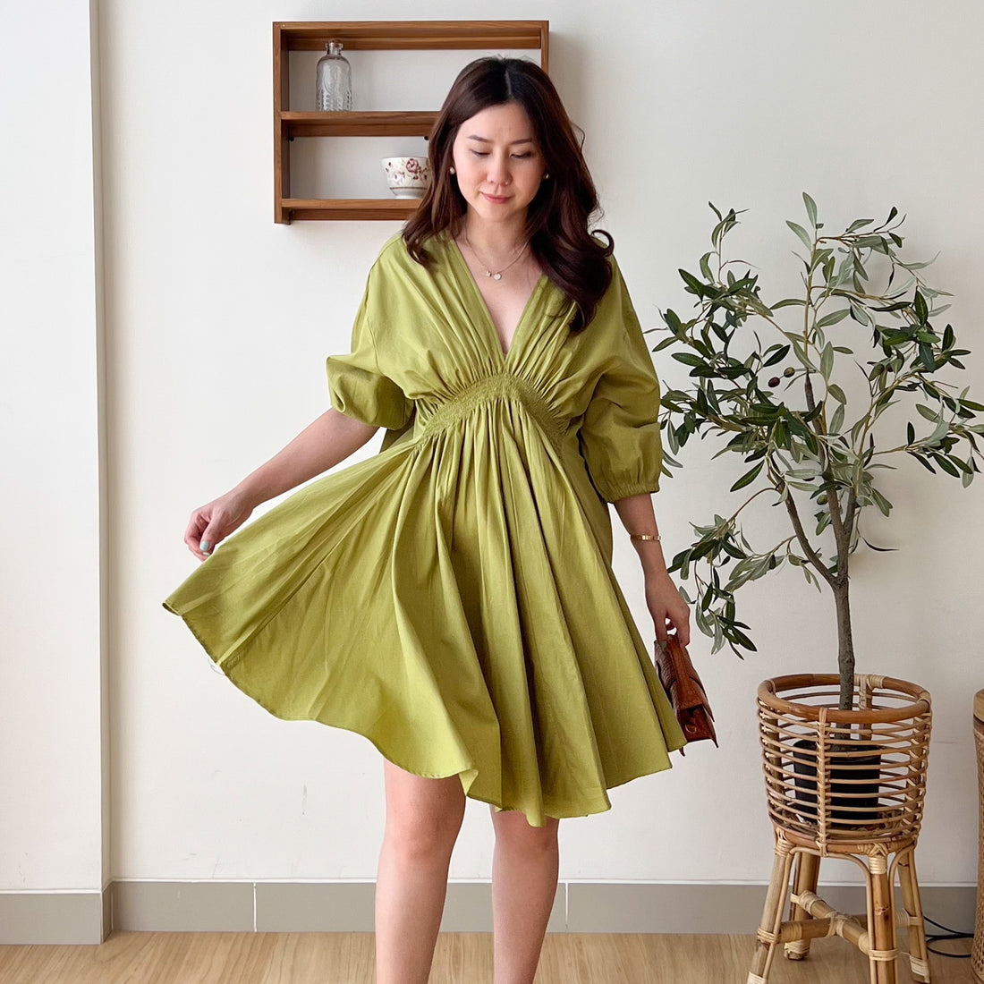 Lolliestory Chrysant Midi Dress