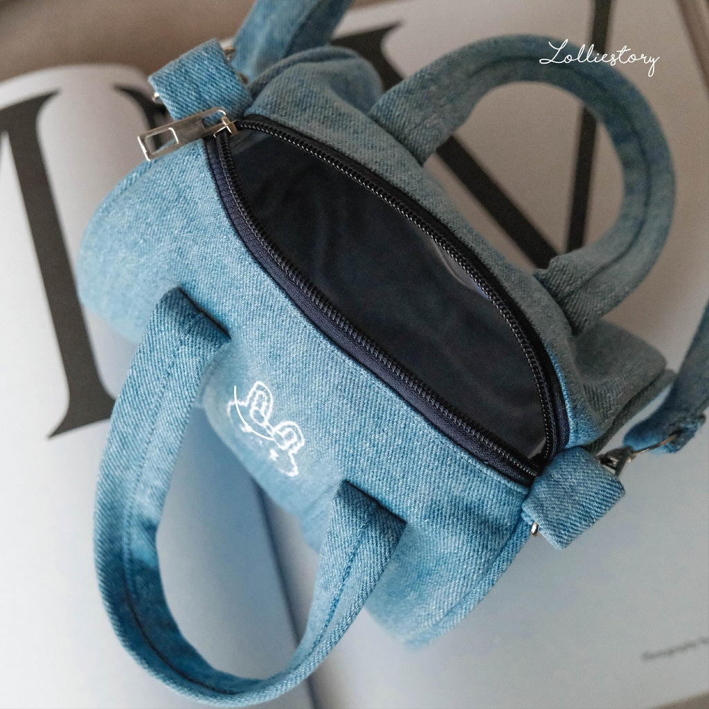 Lolliestory Merchandise Denim Duffle Sling Bag