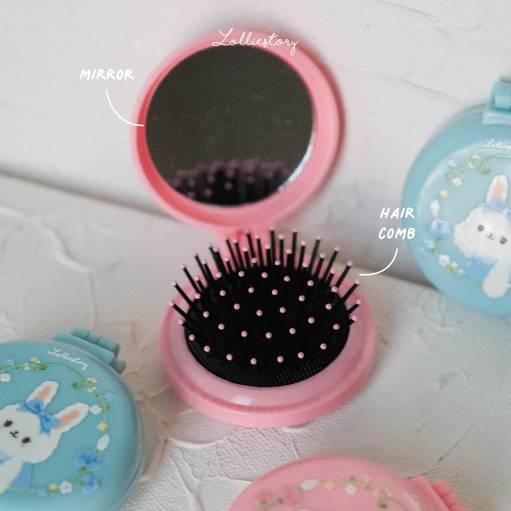 Lolliestory Merchanidse Pocket Mirror Hair Comb