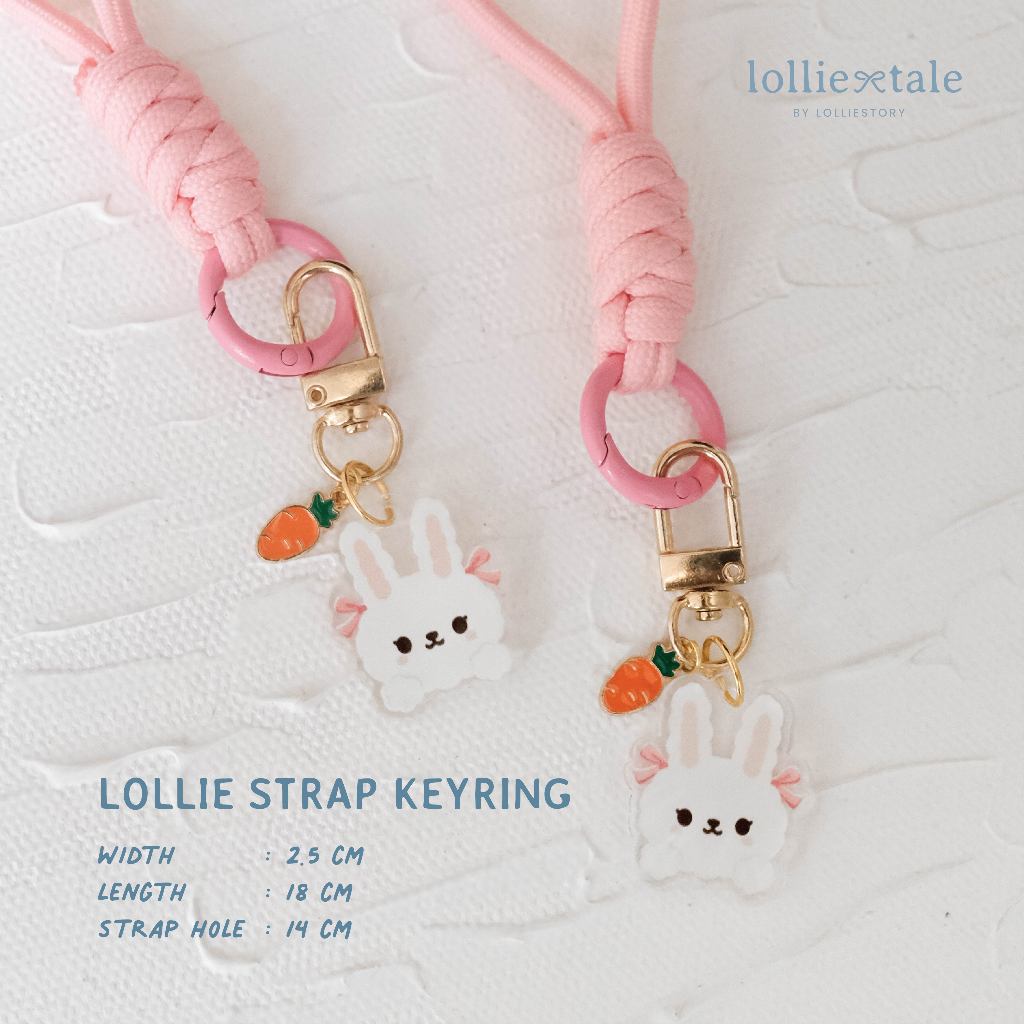 Lolliestory Merchandise - Cable Strap Keyring