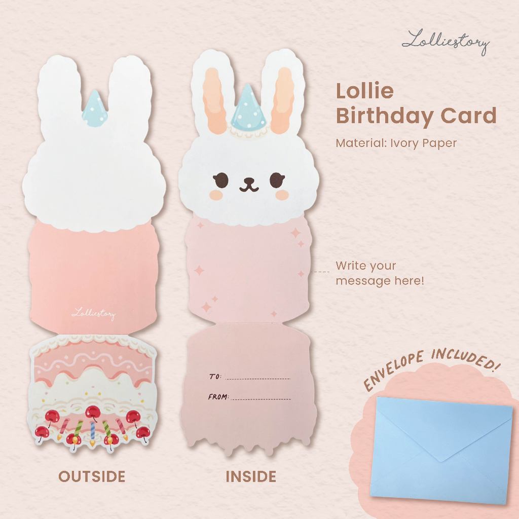 Lolliestory Merchandise Birthday Card