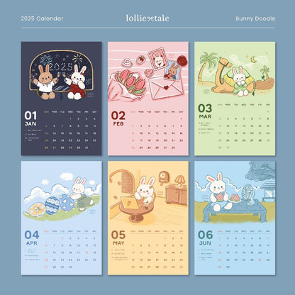 Lolliestory Merchandise 2025 Doodle Desk Calendar