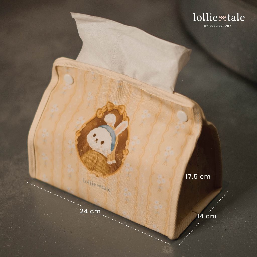 Lolliestory Merchandise Vintage Bunny Tissue Pouch