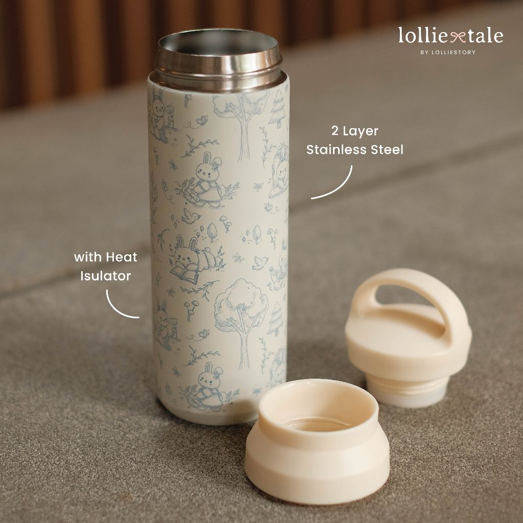 Lolliestory Merchandise Bunny Doodle Thermos