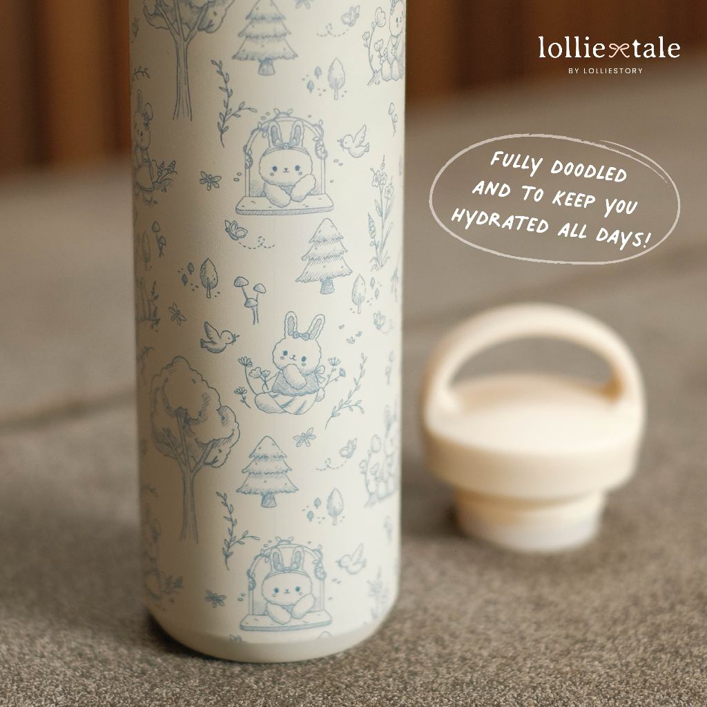 Lolliestory Merchandise Bunny Doodle Thermos