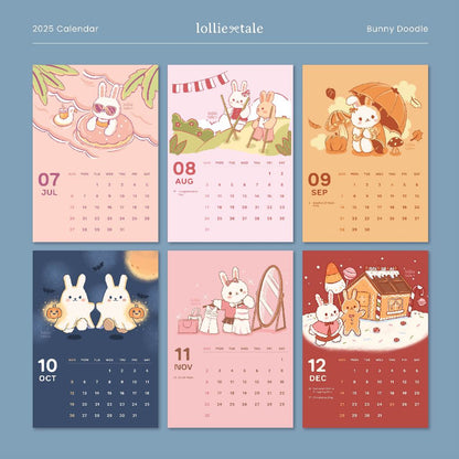 Lolliestory Merchandise 2025 Doodle Desk Calendar