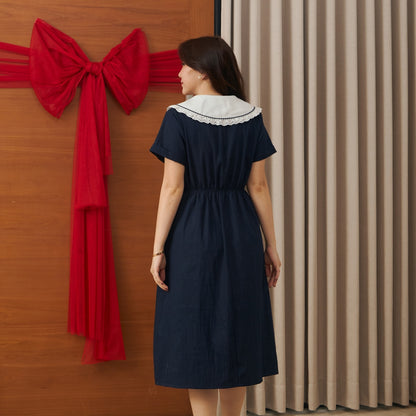 Lolliestory Santa Midi Dress