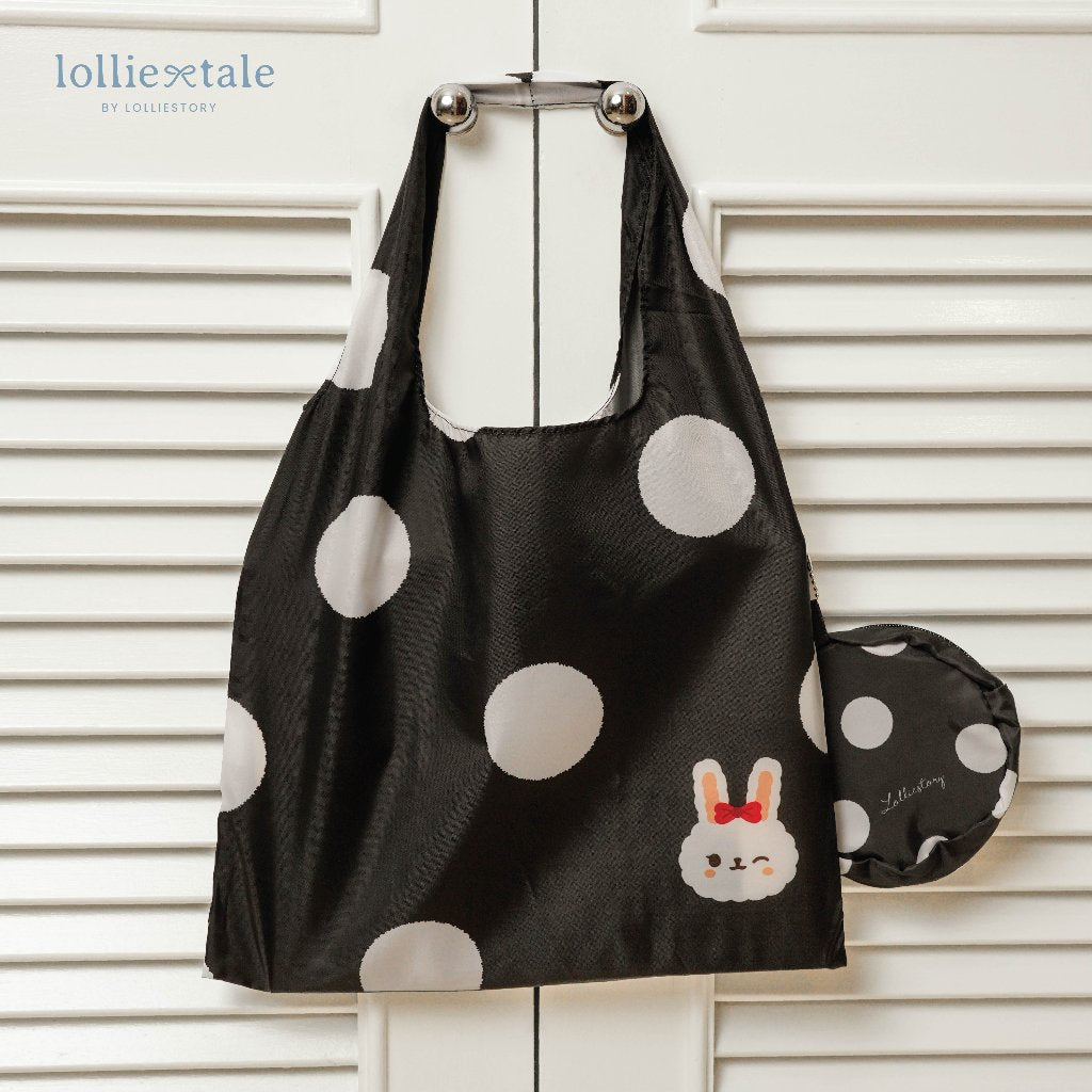Lolliestory Merchandise Polkadot Foldable Shopping Bag