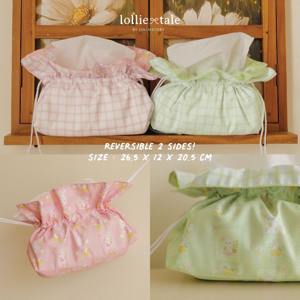 Lolliestory Merchandise Reversible Dumpling Tissue Pouch