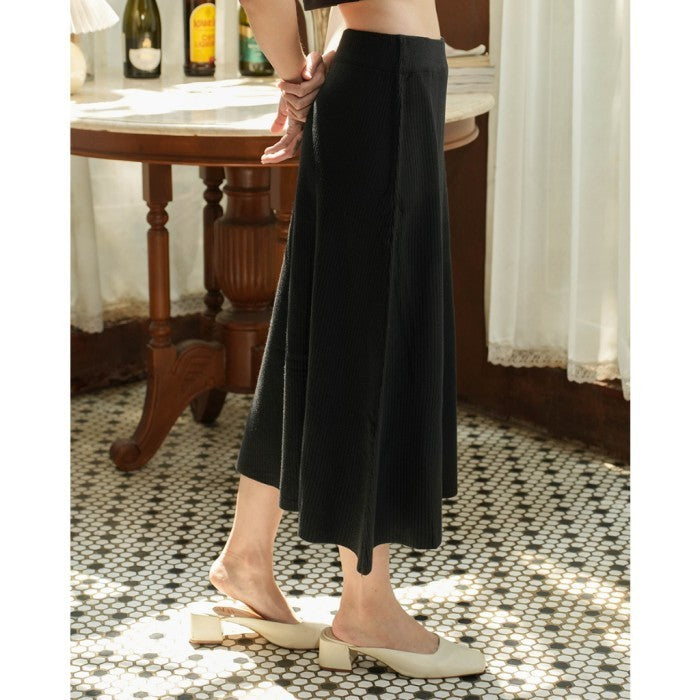 CHERIE - OLIVE SKIRT BLACK