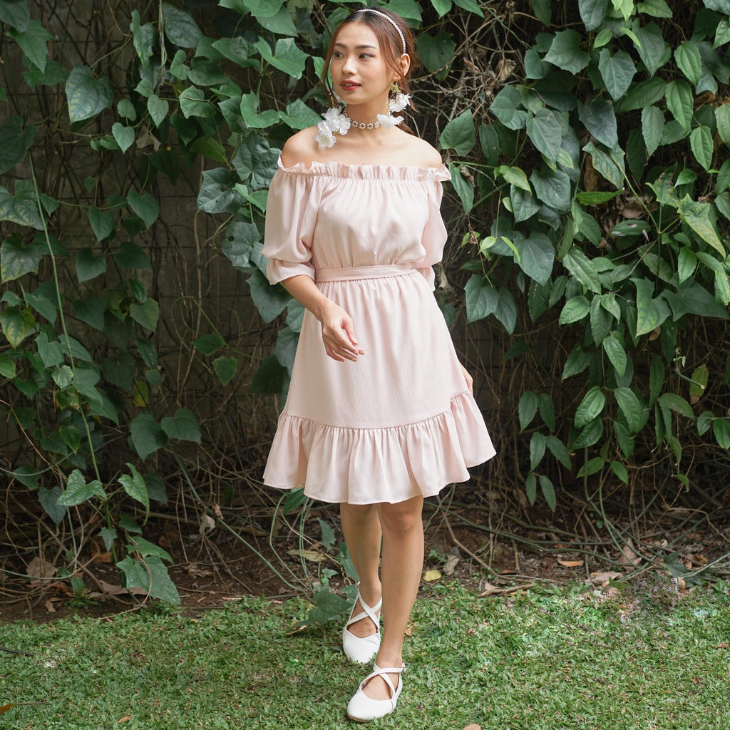 Lolliestory Samara Sabrina Mini Dress