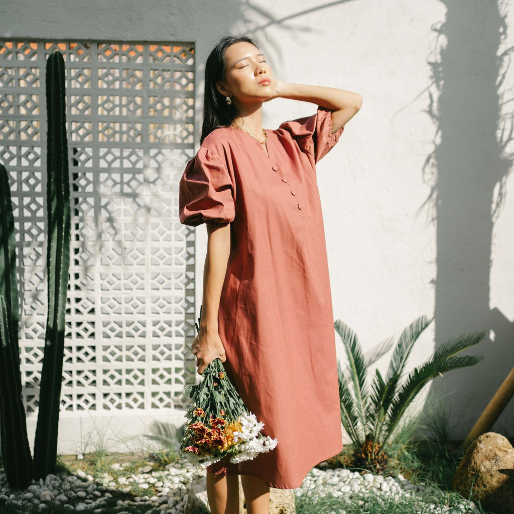 Lolliestory Verity Cotton Midi Dress