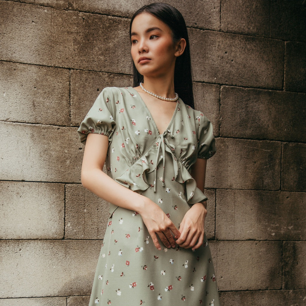 Lolliestory Daphne Pattern Midi Dress