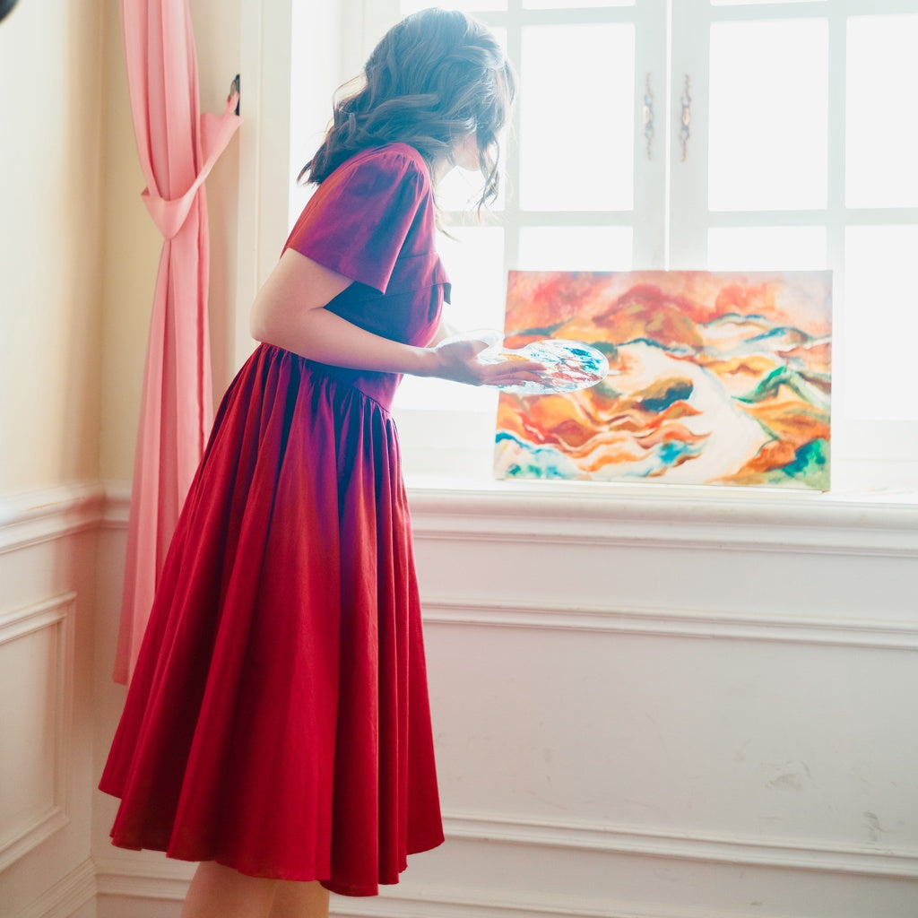 Lolliestory Alexa Flare Midi Dress