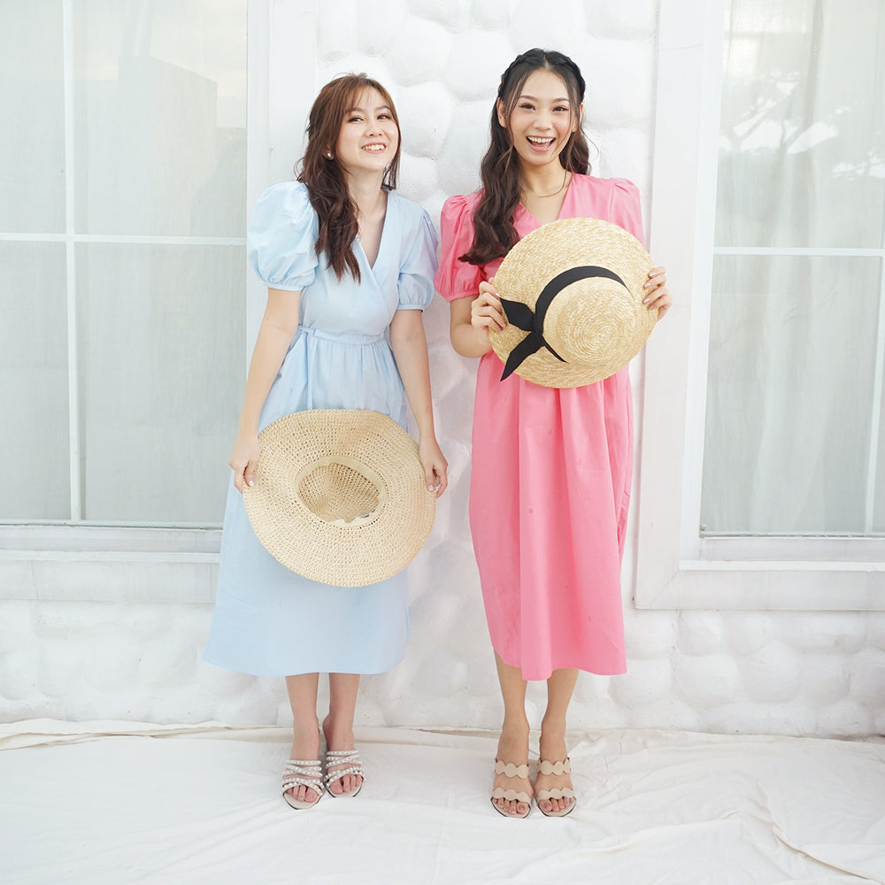 Clarice Cotton Midi Dress - Lolliestory