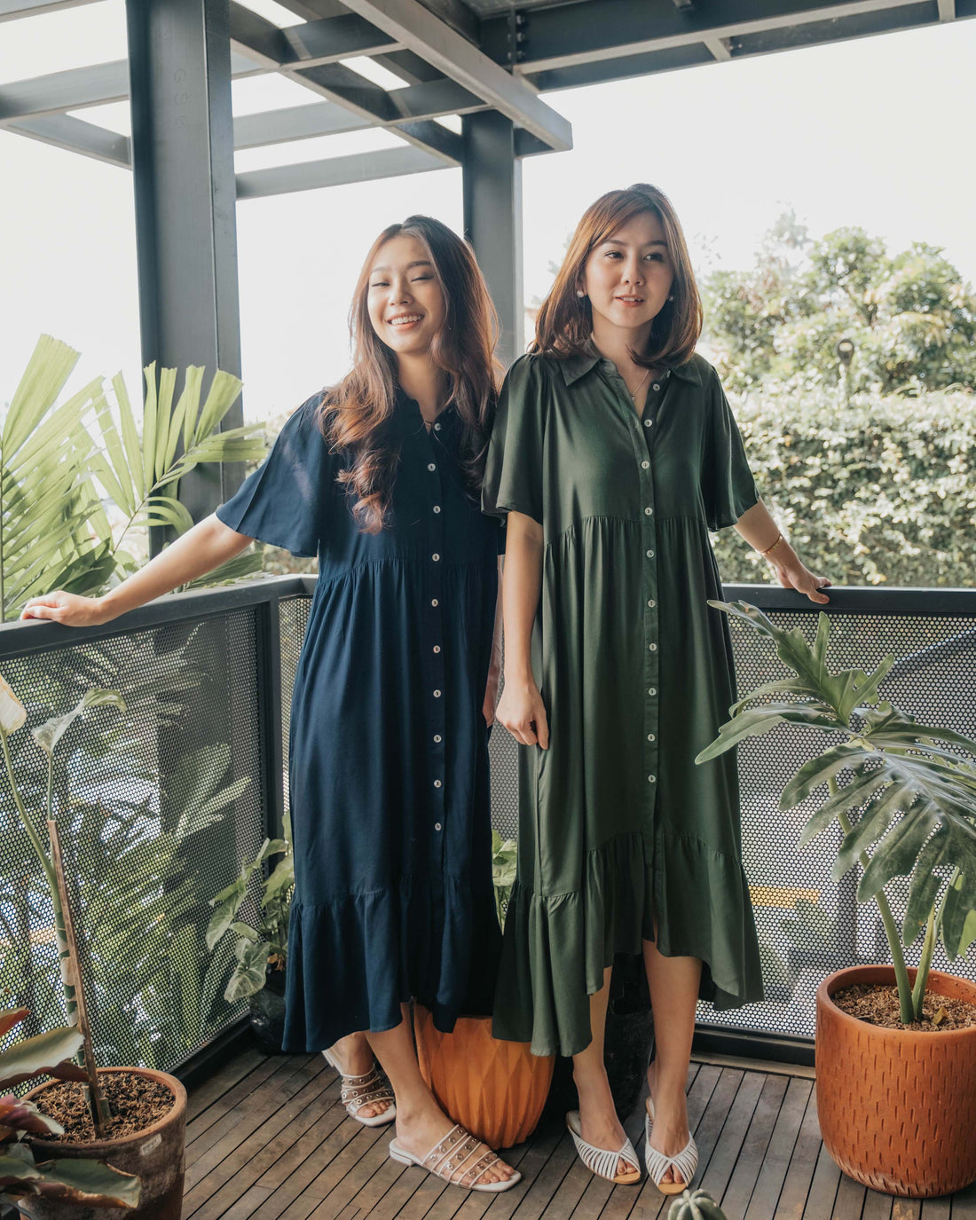 Lolliestory Gesa Simple Midi Dress