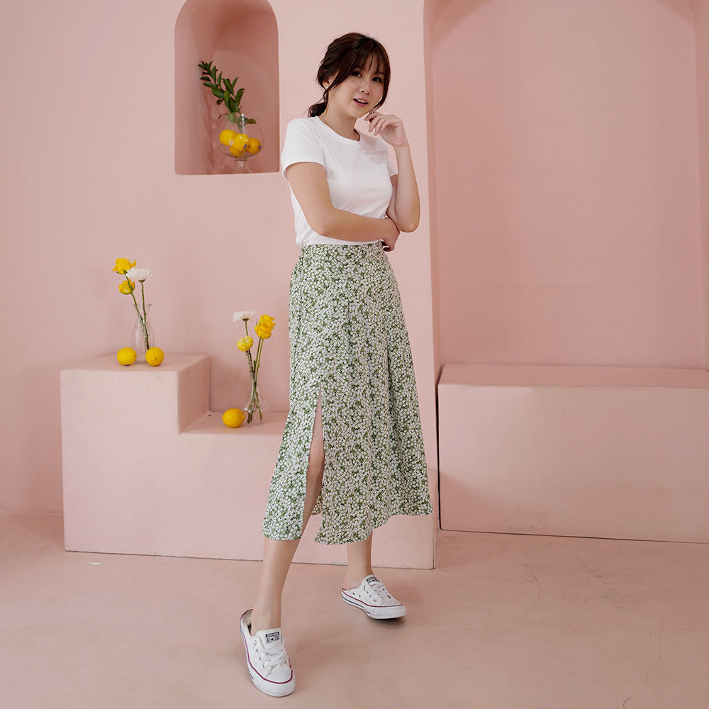 Hyorin Korean Midi Skirt - Lolliestory