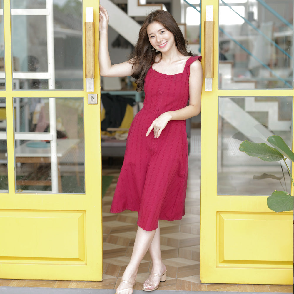 Kimberly Sleeveless Midi Dress - Lolliestory