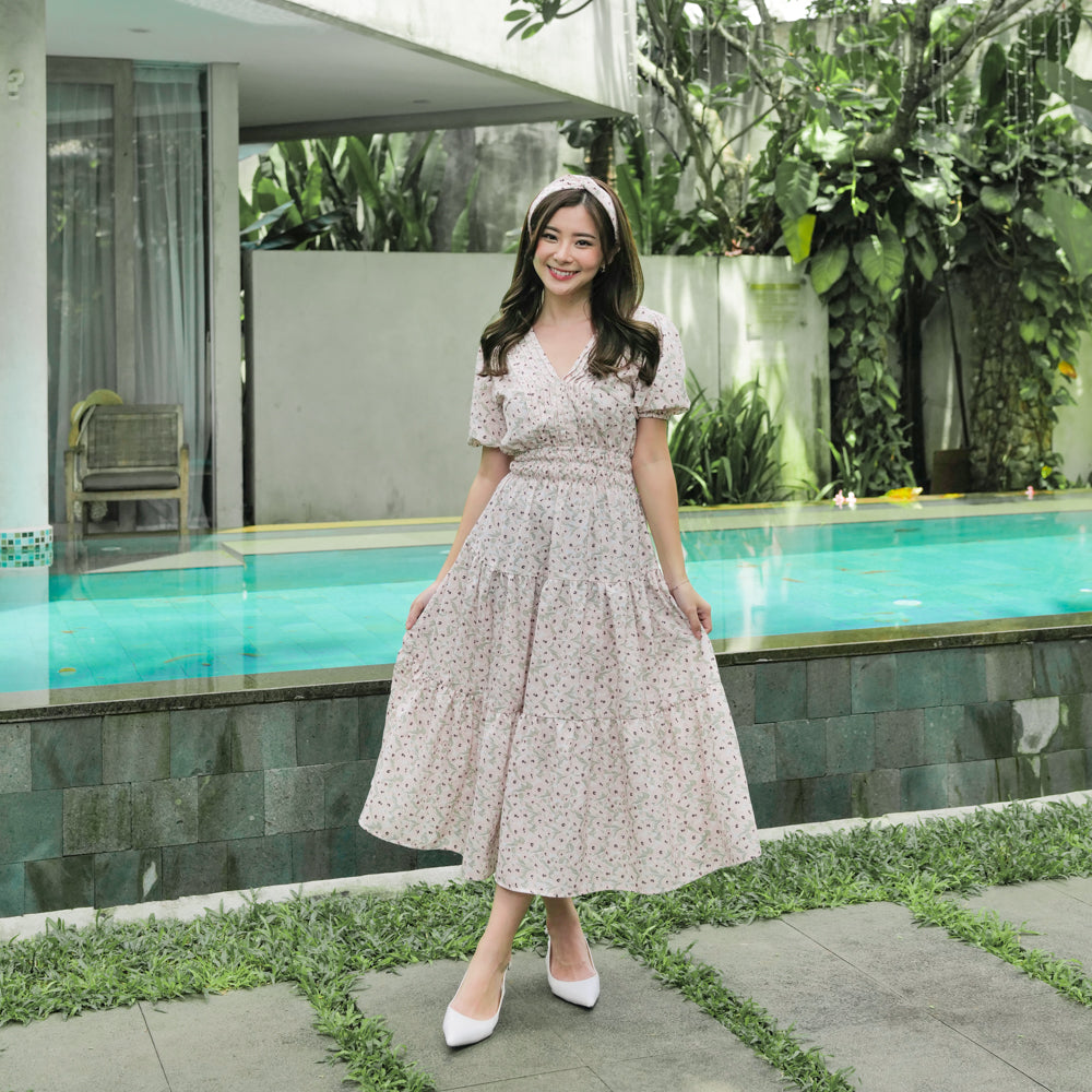 Lolliestory Ellery Flower Midi Dress