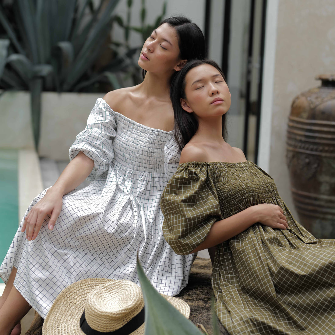 Caitlyn Cotton Midi Dress - Lolliestory