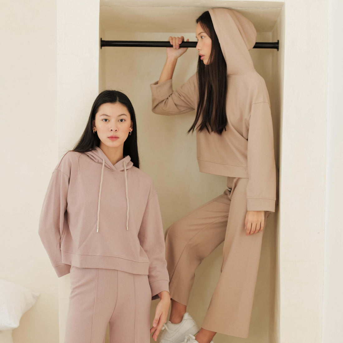 Lolliestory Hoodie Pants Simple Set - Lolliestory