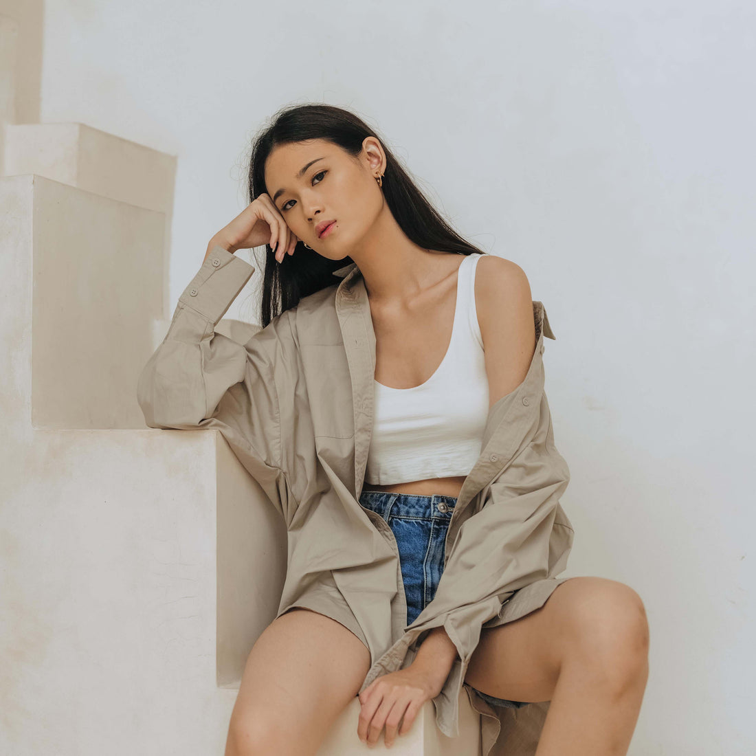 Lolliestory Riley Basic Crop Tank - Lolliestory