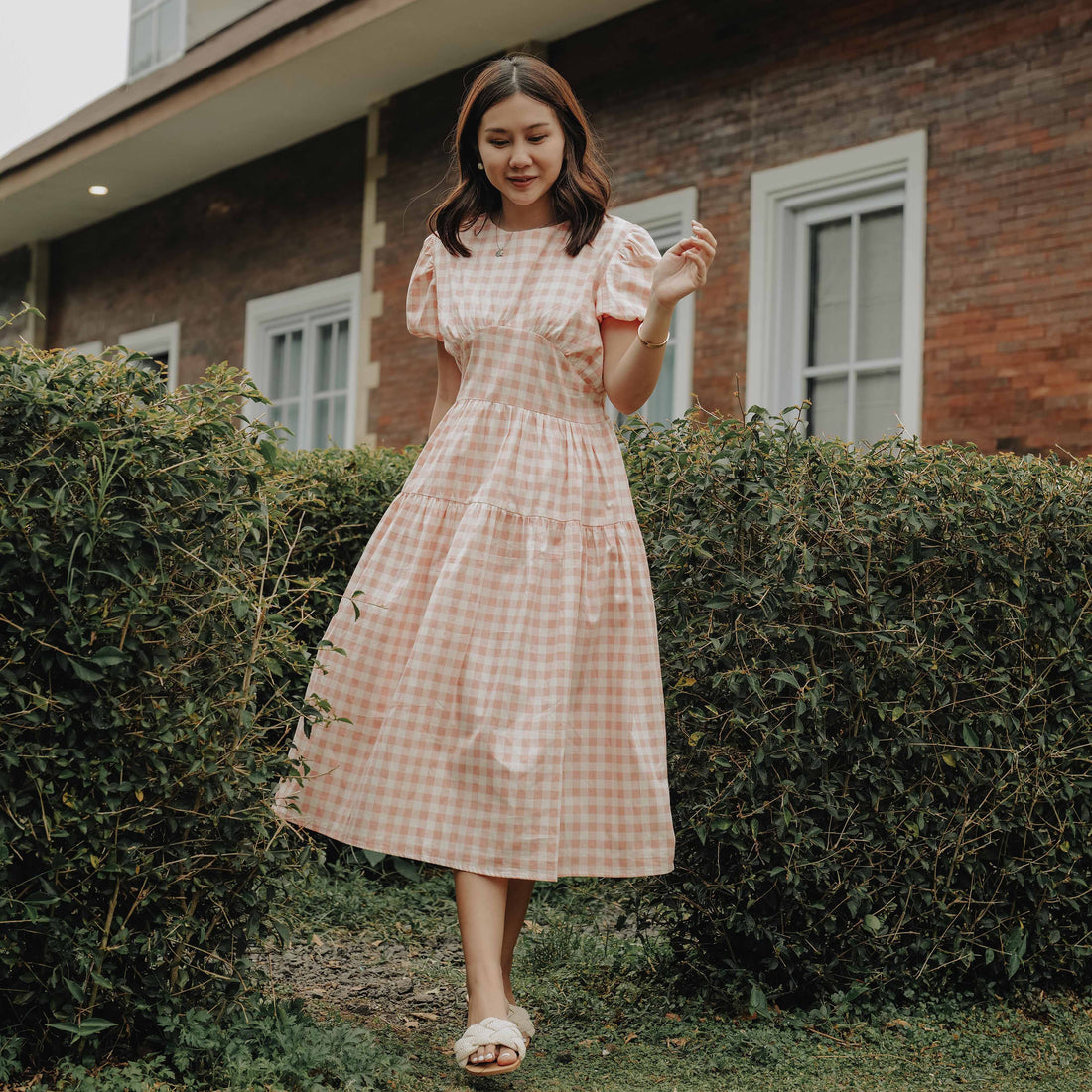 Lolliestory Arietta Cotton Midi Dress - Lolliestory