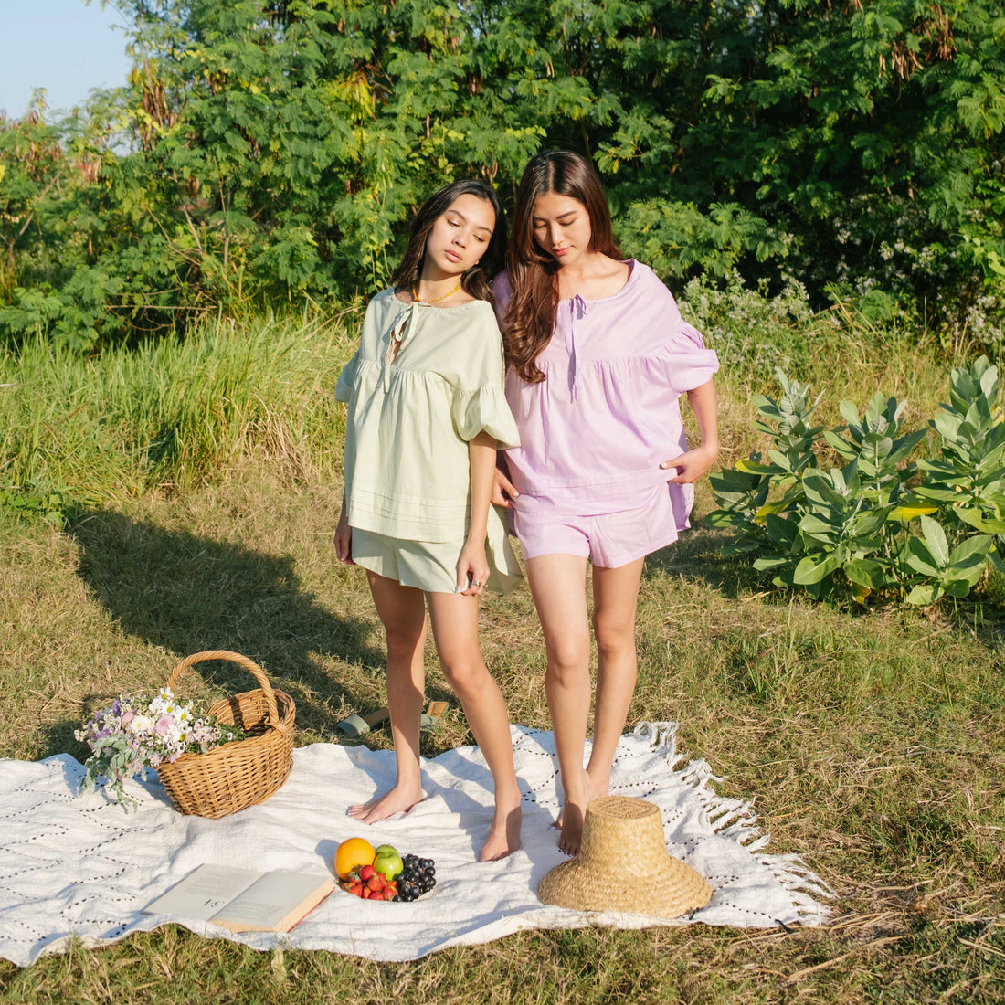 Lolliestory Allison Loose Cotton Sets - Lolliestory