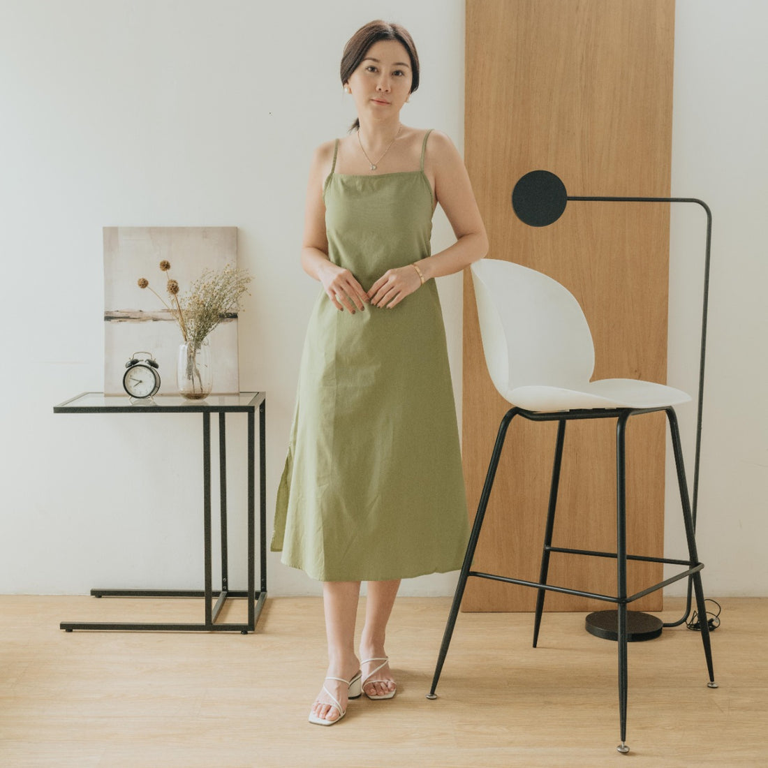 Lolliestory Rhesa Cotton Midi Dress