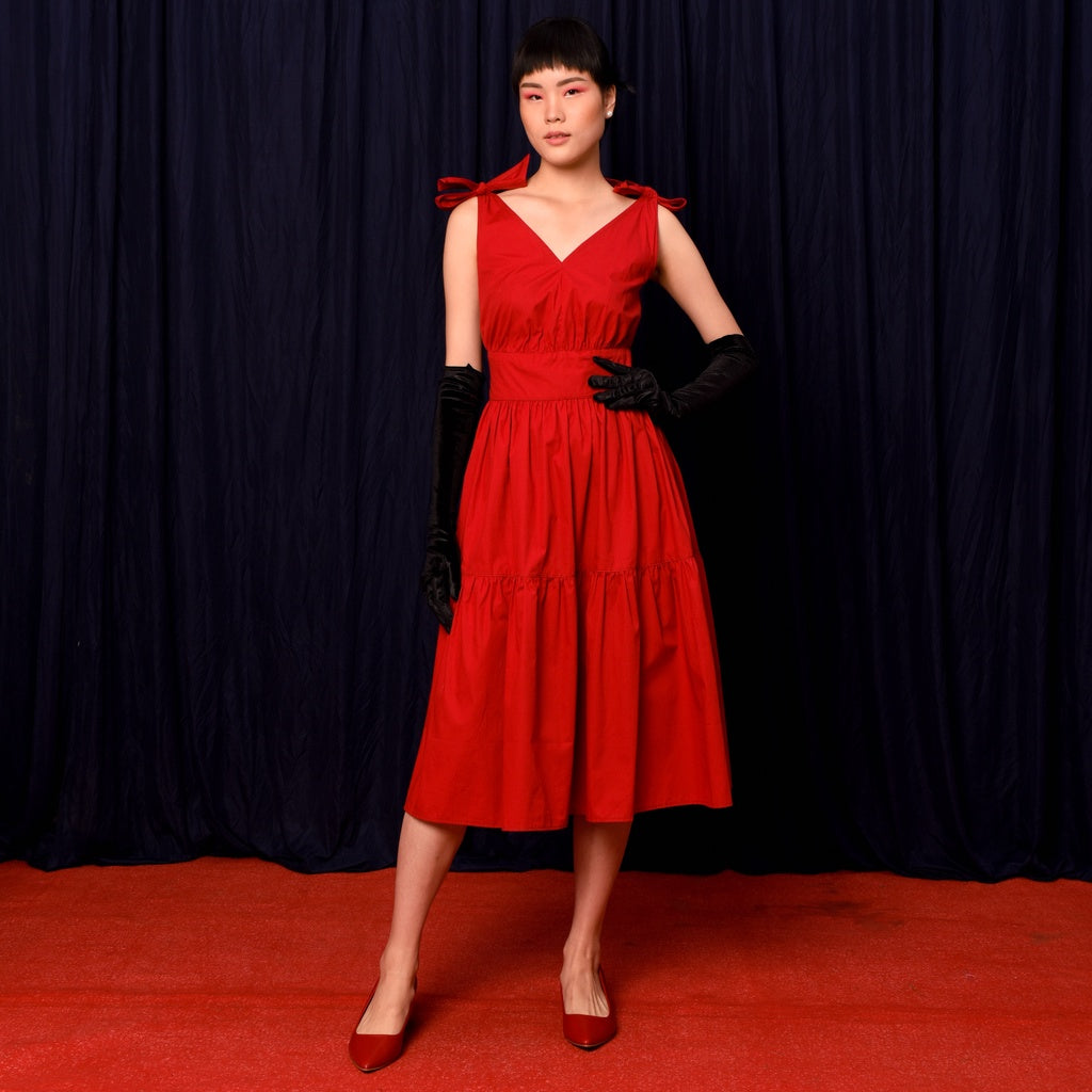 Lolliestory Shelby Cotton Midi Dress