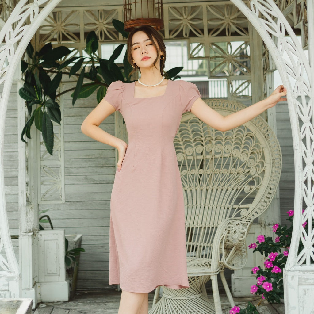 Lollistory Emmeline Backless Midi Dress