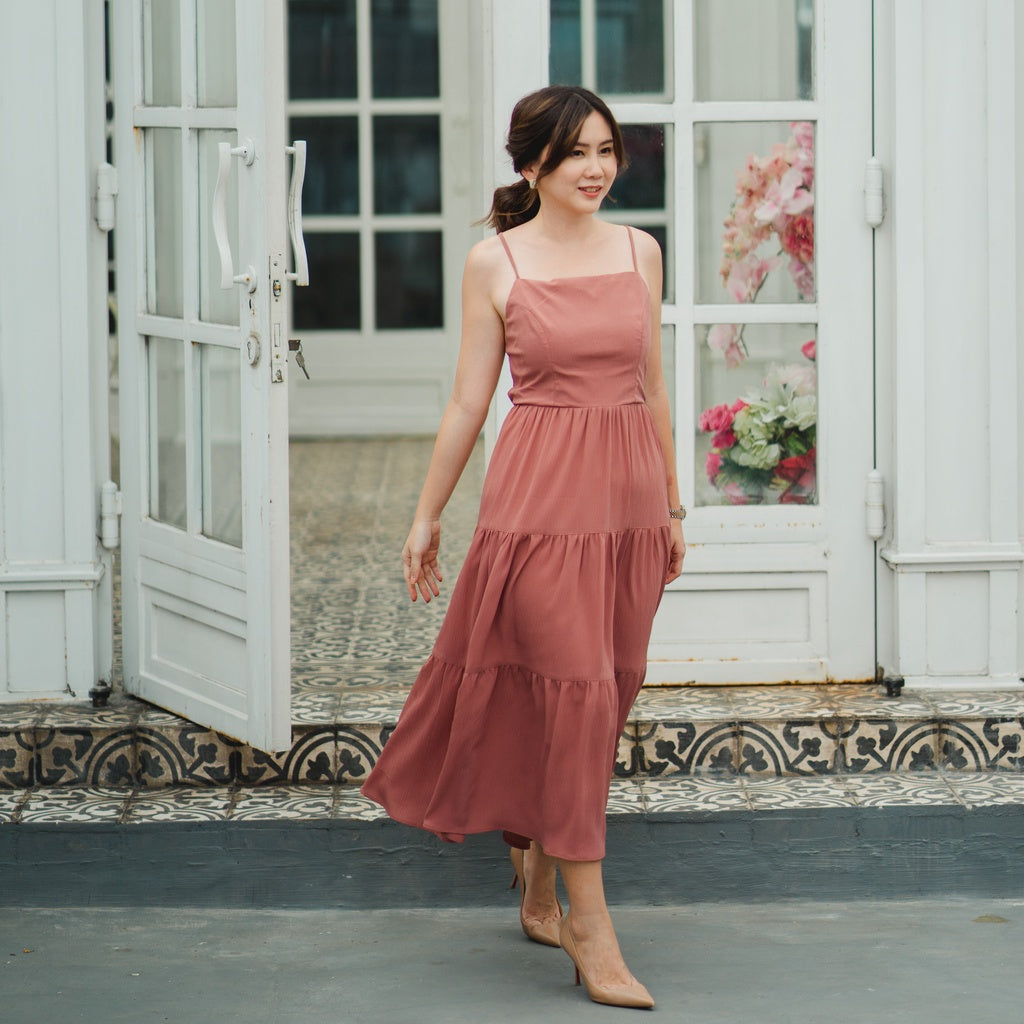 Lolliestory Clara Backless Midi Dress