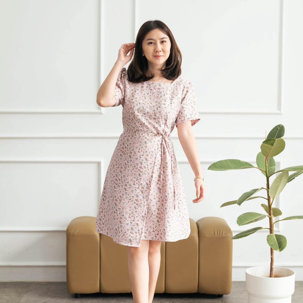 Lolliestory Carmeline Pattern Midi Dress