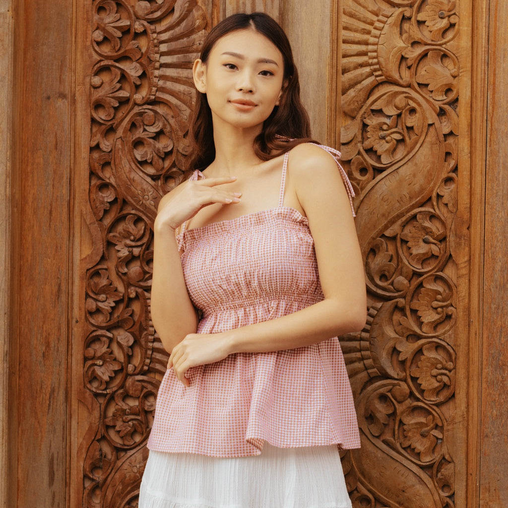 Lolliestory Alcott Plaid Top