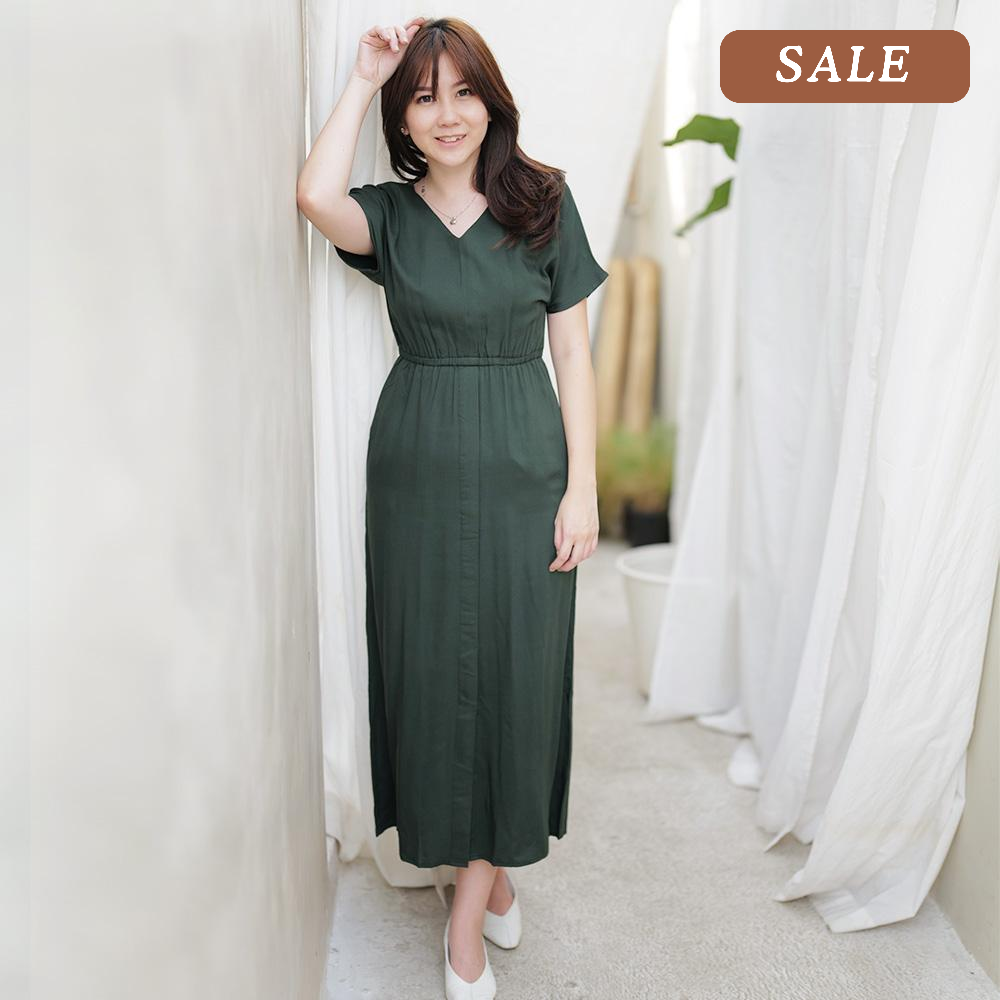 Sheryl Cotton Midi Dress - Lolliestory