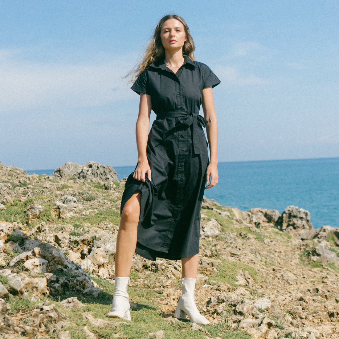 Lolliestory Jacy Cotton Midi Dress